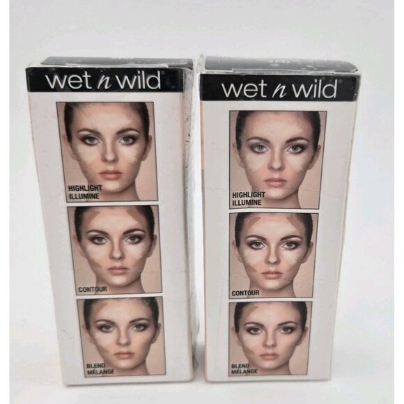 2 Wet n Wild MegaGlo Dual Ended Contour Stick #752A Medium Tan NEW Lot of 2 - Picture 3 of 6